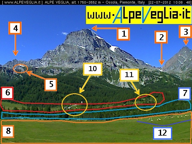 Webcam Alpe Veglia Ossola: Live Web Camera area Passo Sempione in Alta Valle Ossola